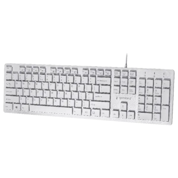 Клавиатура Gembird KB-MCH-03 Проводная/ Белый photo 2