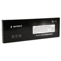 Клавиатура Gembird KB-MCH-03 Проводная / Белый photo 4
