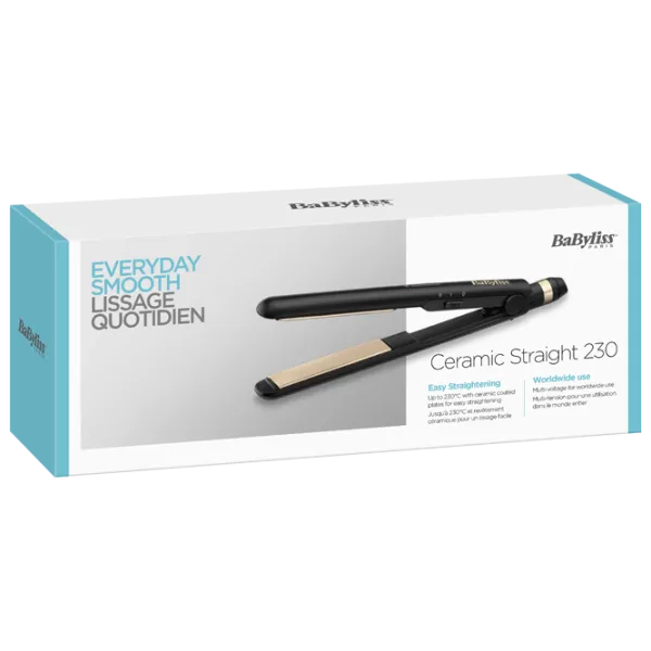 Выпрямитель для волос Babyliss ST089E 40 Вт/ Золотой Черный photo 5