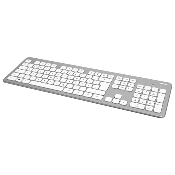 Клавиатура Hama KMW-700 Беспроводные/ Серебристый photo 3