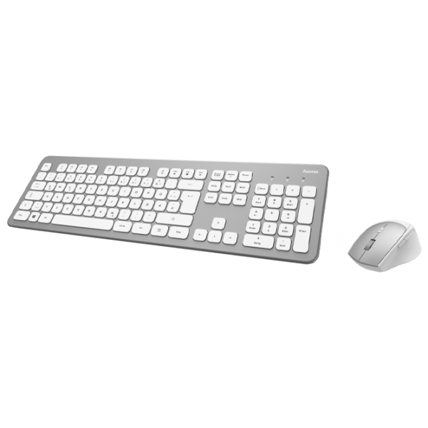 Клавиатура Hama KMW-700 Беспроводные/ Серебристый photo 4