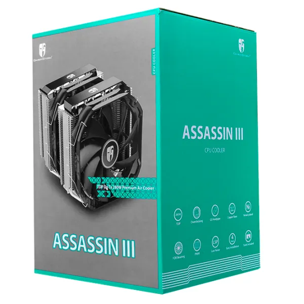 Кулер Deepcool GamerStorm Assassin III Гидродинамический/ 1400 об/ мин photo 6 Кулер Deepcool GamerStorm Assassin III Гидродинамический/ 1400 об/ мин photo 6