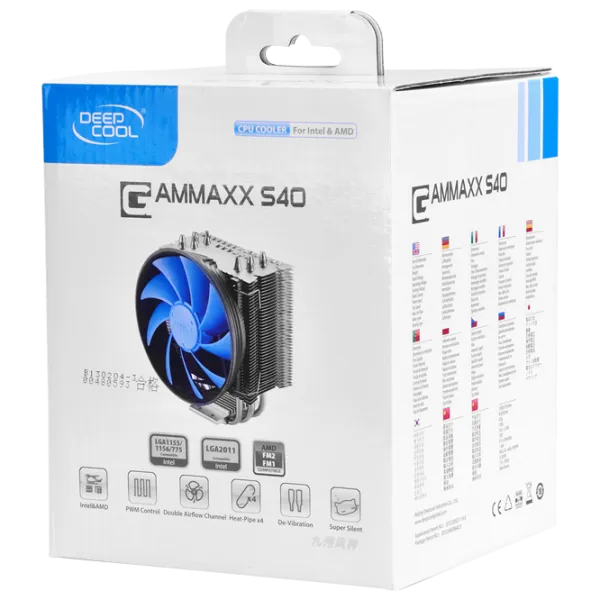 Кулер Deepcool GAMMAXX S40 Гидродинамический/ 1600 об/ мин photo 6 Кулер Deepcool GAMMAXX S40 Гидродинамический/ 1600 об/ мин photo 6