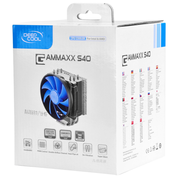 Кулер Deepcool GAMMAXX S40 Гидродинамический/ 1600 об/ мин photo 6 Кулер Deepcool GAMMAXX S40 Гидродинамический/ 1600 об/ мин photo 6
