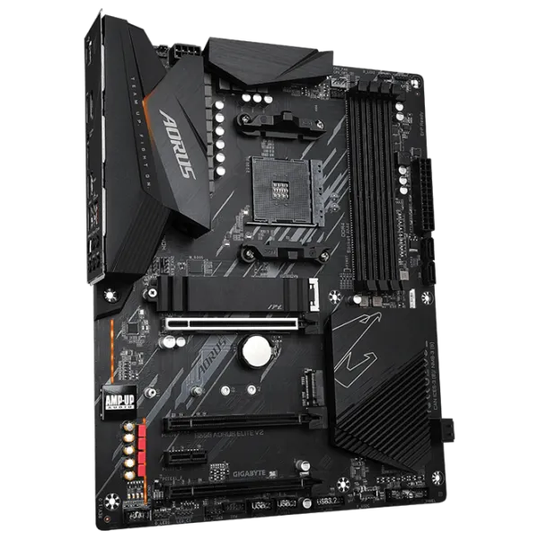 Материнская плата Gigabyte AORUS ELITE V2 1.0 ATX/ AMD B550 photo 3 Материнская плата Gigabyte AORUS ELITE V2 1.0 ATX/ AMD B550 photo 3