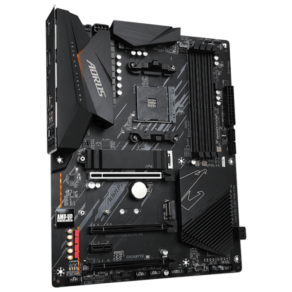 Материнская плата Gigabyte AORUS ELITE V2 1.0 ATX/ AMD B550 photo 3 Материнская плата Gigabyte AORUS ELITE V2 1.0 ATX/ AMD B550 photo 3