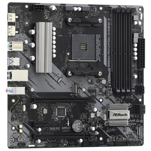 Материнская плата ASRock B550 PHANTOM GAMING 4 mATX/ AMD B550 photo 2