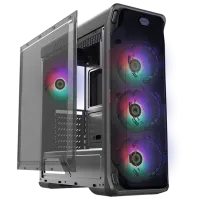 Carcasă Gamemax Starlight FRGB Mid Tower / Black photo 3