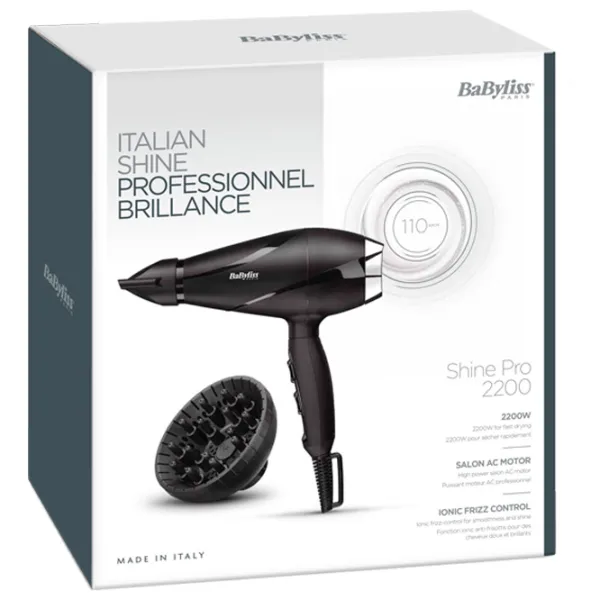 Uscător de păr Babyliss 6713DE 2200 W / Black photo 6