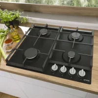 Plită încorporabilă pe gaz Gorenje G 641 EXB Black photo 7