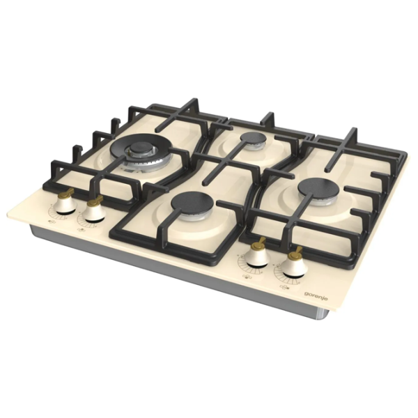 Plită încorporabilă pe gaz Gorenje GW 6D42 CLI Ivory photo 5
