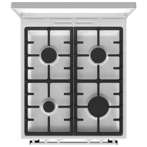 Aragaz Gorenje K 5142 WF-B Pe gaz/ White/ Black photo 2