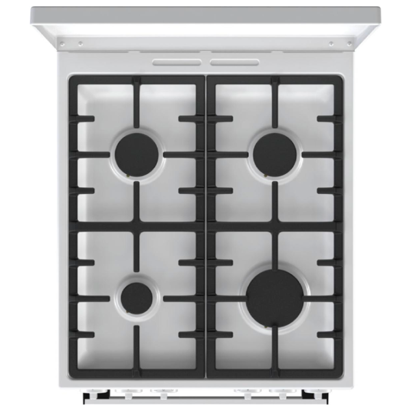 Aragaz Gorenje K 5142 WF-B Pe gaz/ White/ Black photo 2
