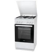 Aragaz Gorenje K 5142 WF-B Pe gaz/ White/ Black photo 4