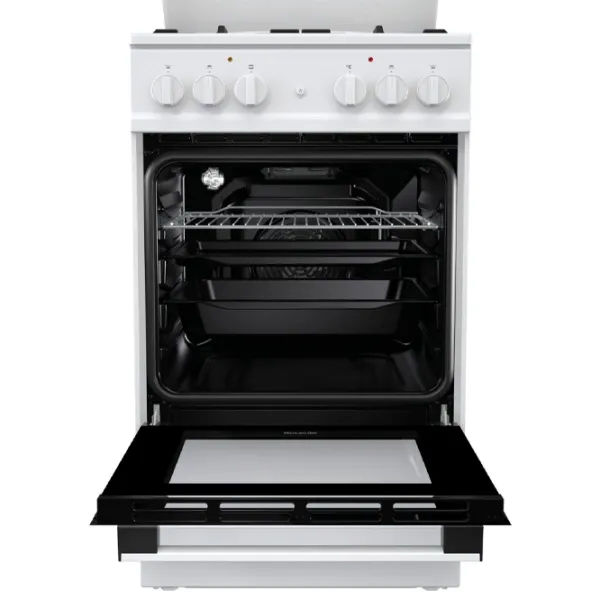 Aragaz Gorenje K 5142 WF-B Pe gaz/ White/ Black photo 6