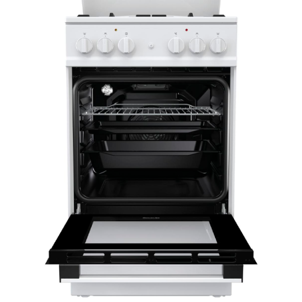 Aragaz Gorenje K 5142 WF-B Pe gaz/ White/ Black photo 6