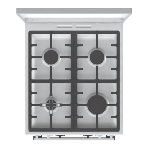 Aragaz Gorenje K 5341 WF-B Pe gaz/ White/ Black photo 2