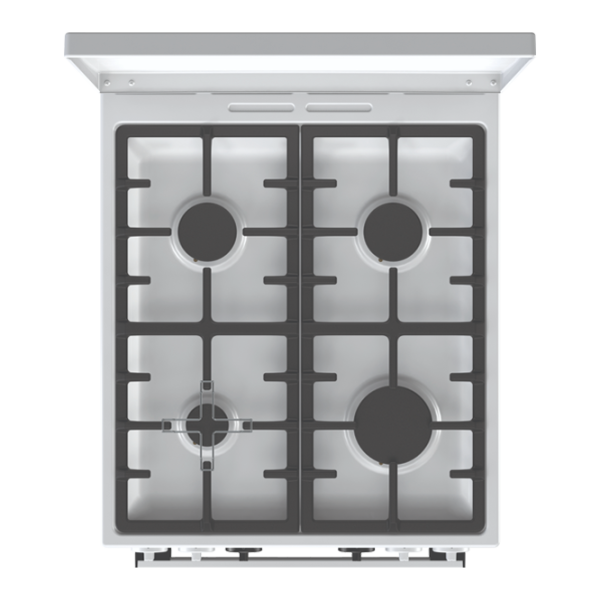Aragaz Gorenje K 5341 WF-B Pe gaz/ White/ Black photo 2