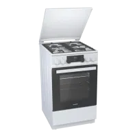 Aragaz Gorenje K 5341 WF-B Pe gaz/ White/ Black photo 3