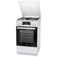 Aragaz Gorenje K 5341 WF-B Pe gaz/ White/ Black photo 4