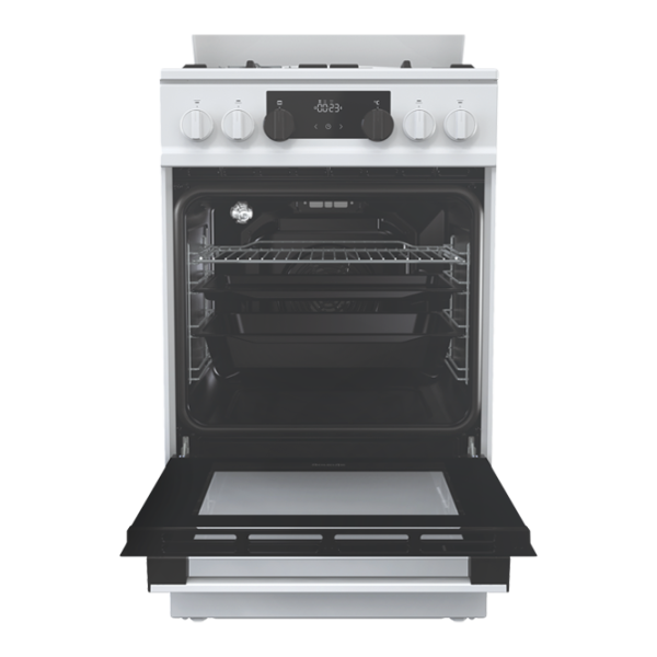 Aragaz Gorenje K 5341 WF-B Pe gaz/ White/ Black photo 6