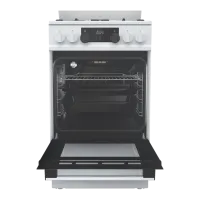 Aragaz Gorenje K 5341 WF-B Pe gaz/ White/ Black photo 6