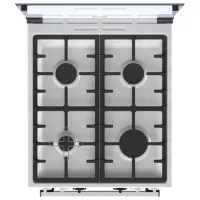 Aragaz Gorenje K 5341 WF Pe gaz/ White/ Black photo 2