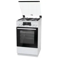 Aragaz Gorenje K 5341 WF Pe gaz/ White/ Black photo 4
