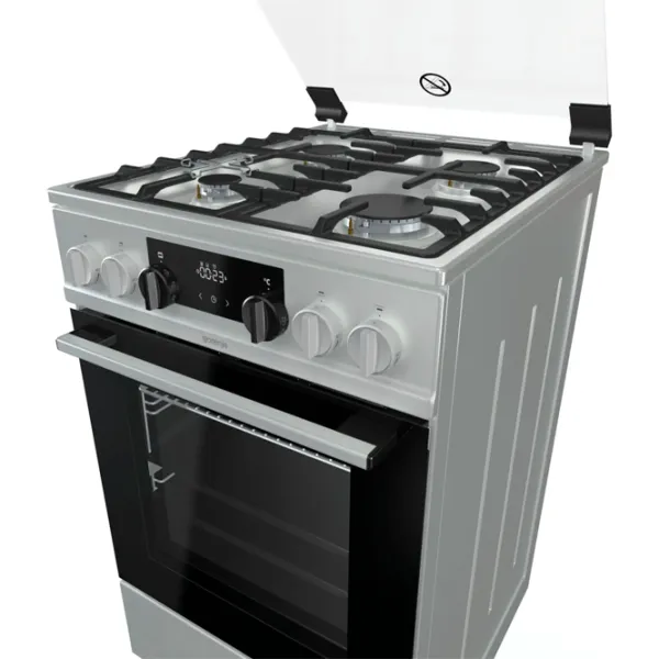Aragaz Gorenje K 5341 XF Pe gaz/ Inox/ Black photo 5