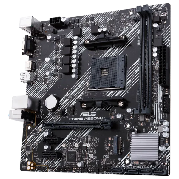 Материнская плата Asus PRIME A520M-K mATX/ AMD A520M photo 3
