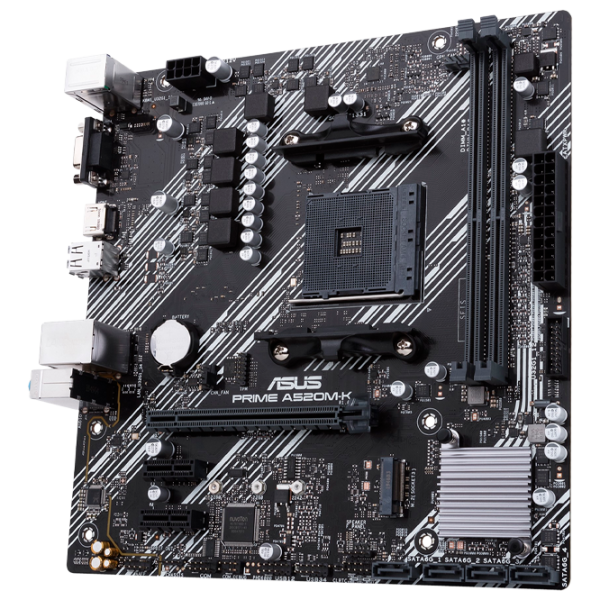 Материнская плата Asus PRIME A520M-K mATX/ AMD A520M photo 3