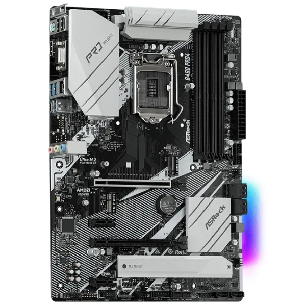 Placă de bază ASRock B460 Pro4 ATX/ Intel B450 photo 2