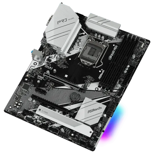 Placă de bază ASRock B460 Pro4 ATX/ Intel B450 photo 3
