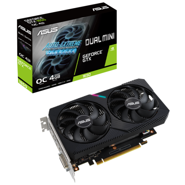 Видеокарта Asus GeForce GTX 1650 Dual Mini PCI Express x16 4.0 / 4 ГБ photo 7