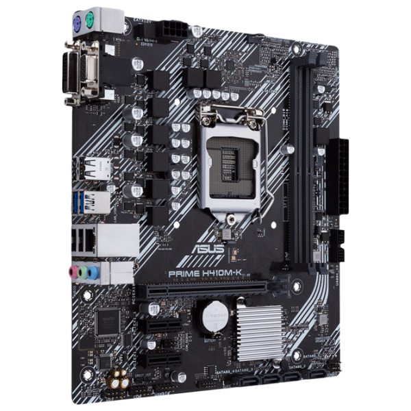 Материнская плата Asus PRIME H410M-K mATX/ Intel H410 photo 2 Материнская плата Asus PRIME H410M-K mATX/ Intel H410 photo 2