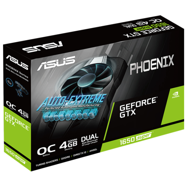 Placă video Asus Geforce GTX 1650 SUPER Phoenix OC PCI Express 3.0 / 4 GB photo 6