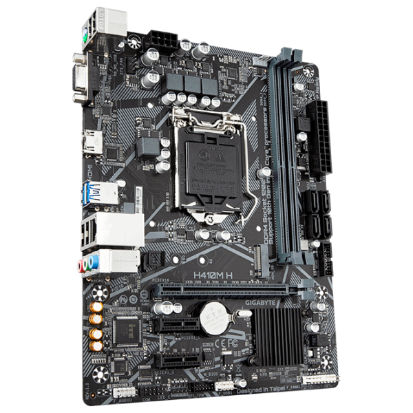 Placă de bază Gigabyte H410M H 1.0 Gaming/ Micro-ATX/ Intel H410 photo 2