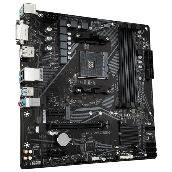 Материнская плата Gigabyte A520M DS3H 1.0 mATX/ AMD A520 photo 3
