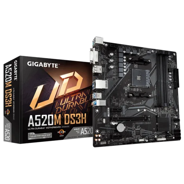 Материнская плата Gigabyte A520M DS3H 1.0 mATX/ AMD A520 photo 5