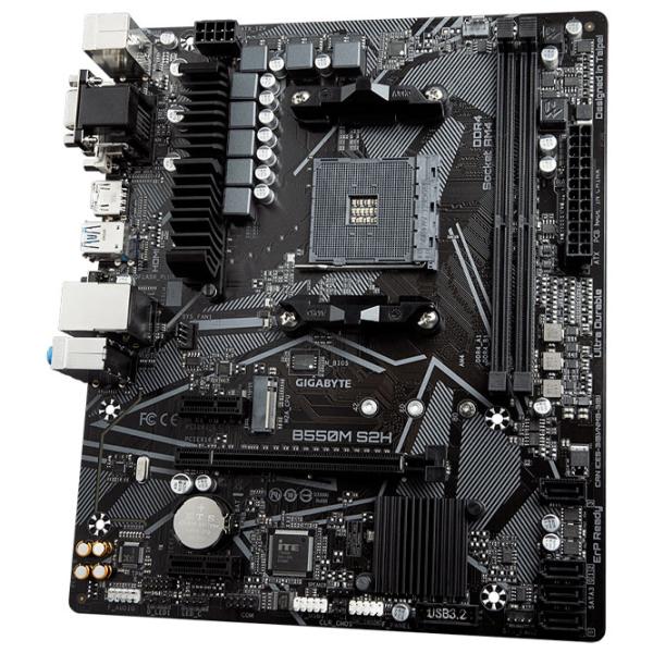 Placă de bază Gigabyte B550M S2H 1.0 mATX/ AMD B550 photo 2
