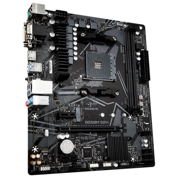 Placă de bază Gigabyte B550M S2H 1.0 mATX/ AMD B550 photo 3