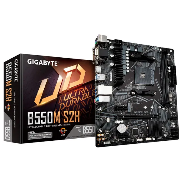 Placă de bază Gigabyte B550M S2H 1.0 mATX/ AMD B550 photo 5