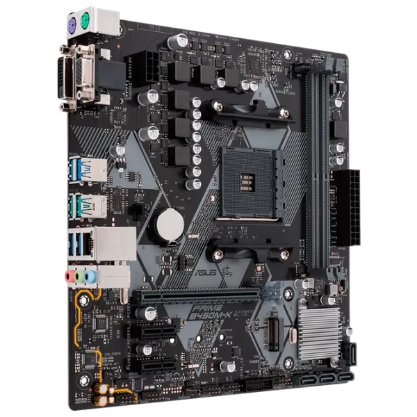 Placă de bază Asus B450M-K Gaming/ Micro-ATX/ AMD B450 photo 2