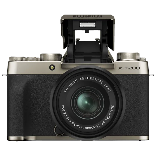 Cameră foto FujiFilm X-T200 Kit CMOS/ Gold photo 2