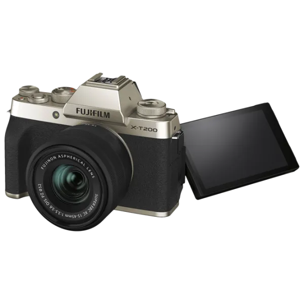 Cameră foto FujiFilm X-T200 Kit CMOS/ Gold photo 4