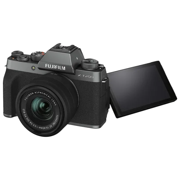 Cameră foto FujiFilm X-T200 Kit CMOS/ Silver photo 5