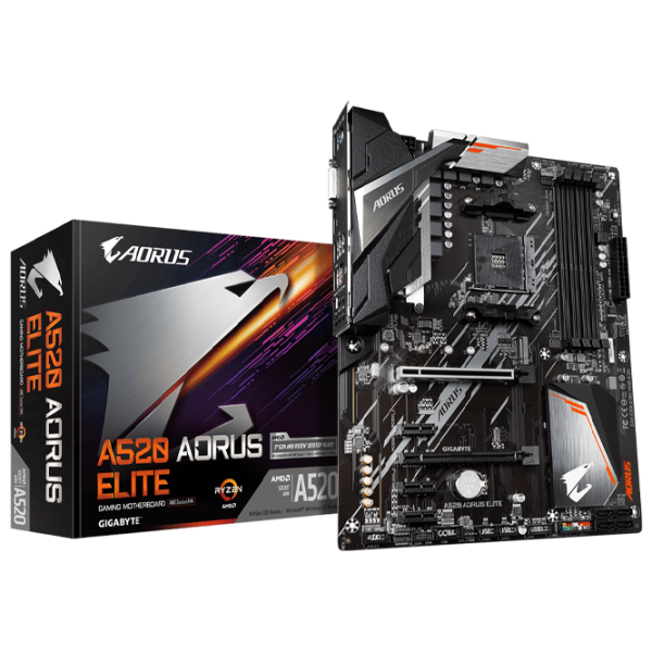 Placă de bază Gigabyte A520 AORUS ELITE 1.0 ATX/ AMD A520 photo 5