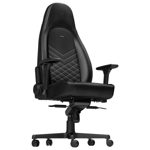 Игровое кресло NOBLECHAIRS ICON Белый Черный photo 2