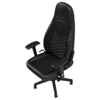 Scaun Gaming NOBLECHAIRS ICON White Black photo 3