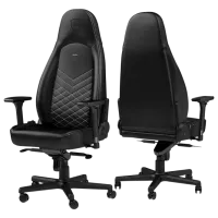 Scaun Gaming NOBLECHAIRS ICON White Black photo 5